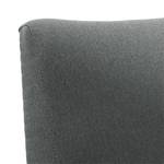 Fauteuil Opheim I Tissu - Gris - Marron foncé