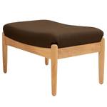 Sessel Tioga Braun - Eiche Hell - Mit Hocker