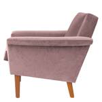 Fauteuil Larslan Velours - Mauve