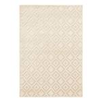 Kurzflorteppich Iris Webstoff - Creme - 120 x 170 cm