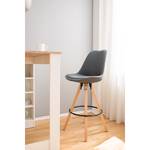 Chaises de bar Aledas II Gris - Lot de 2