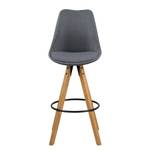 Chaises de bar Aledas II Gris - Lot de 2