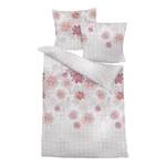 Parure de lit Autumn Blush Coton - Blanc / Rouge