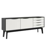 Dressoir Nysted I Eikenhouten zwart/Wit