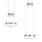 Suspension LED Mason III Plexiglas / Fer - 4 ampoules