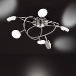 LED-plafondlamp Alert III acrylglas / ijzer - 6 lichtbronnen