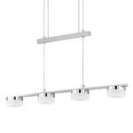 LED-hanglamp Logan acrylglas / ijzer - 4 lichtbronnen