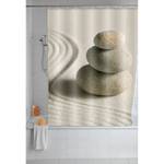 Rideau de douche Sand & Stone Fibres synthétiques - Sable