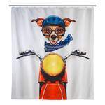 Douchegordijn Biker Dog Kunstvezels - meerdere kleuren