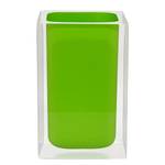 Zahnputzbecher Cube Kunststoff - Grün