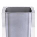 Zahnputzbecher Cube Kunststoff - Grau