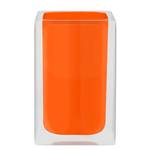 Verre à dents Cube Matière plastique - Orange
