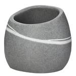 Zahnputzbecher Stone Keramik - Grau