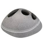 Zahnbürstenbecher Stone Keramik - Grau