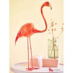 Dekofigur Flamingo Styropor / Federn - Rot