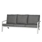 Gartensofa Belia II (3-Sitzer) Silber - Metall - 210 x 81 x 91 cm