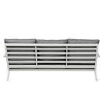 Gartensofa Belia II (3-Sitzer) Silber - Metall - 210 x 81 x 91 cm