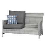 Gardensofa Soria I (2- Sitzer) Silber - Metall - 149 x 87 x 88 cm