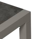 Loungetisch Belia III Silber - Metall - 120 x 69 x 48 cm