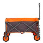 Faltwagen Alf Silber - Metall - 91 x 45 x 55 cm