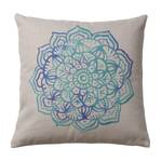 Coussin Shadi I Coton - Bleu