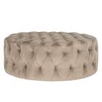 Pouf Adalyn IV Étoffe de coton - Beige