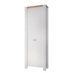 Armoire Concon Blanc mat / Imitation chêne