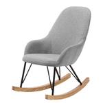 Rocking chair enfant Bonneux Tissu - Gris clair - Gris lumineux