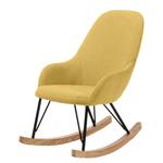 Rocking chair enfant Bonneux Tissu - Jaune maïs - Jaune maïs