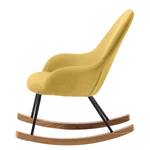 Rocking chair enfant Bonneux Tissu - Jaune maïs - Jaune maïs