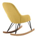 Rocking chair enfant Bonneux Tissu - Jaune maïs - Jaune maïs