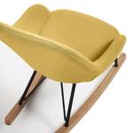 Rocking chair enfant Bonneux Tissu - Jaune maïs - Jaune maïs