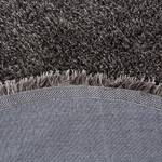 Tapis Sora Fibres synthétiques - Gris platine - Diamètre : 150 cm