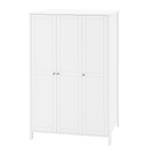 Armoire Stockholm Blanc - Largeur : 130 cm