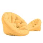 Fauteuil convertible Nido Tissu - Jaune