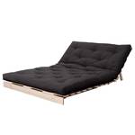 Schlafsofa Roots 140 I Baumwolle - Schwarz - Beige