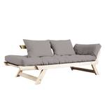 Schlafsofa Bebop Baumwolle - Grau - Beige