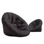 Fauteuil convertible Nido Tissu - Noir