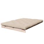 Schlafsofa Roots 140 I Baumwolle - Beige - Beige