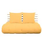 Schlafsofa Shin Sano Baumwolle - Safrangelb - Beige