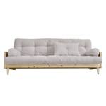 Schlafsofa Indie Webstoff - Sandgrau - Beige