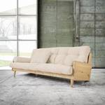 Schlafsofa Indie Webstoff - Creme - Beige