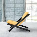 Klapfauteuil Boogie geweven stof - Geel