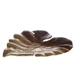 Coupe décorative Leaf Aluminium - Marron - Largeur : 40 cm