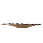 Coupe décorative Leaf Aluminium - Marron - Largeur : 40 cm