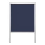 Dachfensterrollo Skylight Webstoff - Blau - 61 x 116 cm