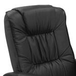 Fauteuil de relaxation Wesburn II Cuir véritable / Imitation cuir - Noir