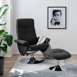 Relaxfauteuil Selfors II Vlakweefsel - Donkergrijs