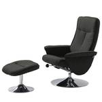 Relaxfauteuil Selfors II Vlakweefsel - Donkergrijs