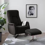 Fauteuil de relaxation Allansford Microfibre - Noir